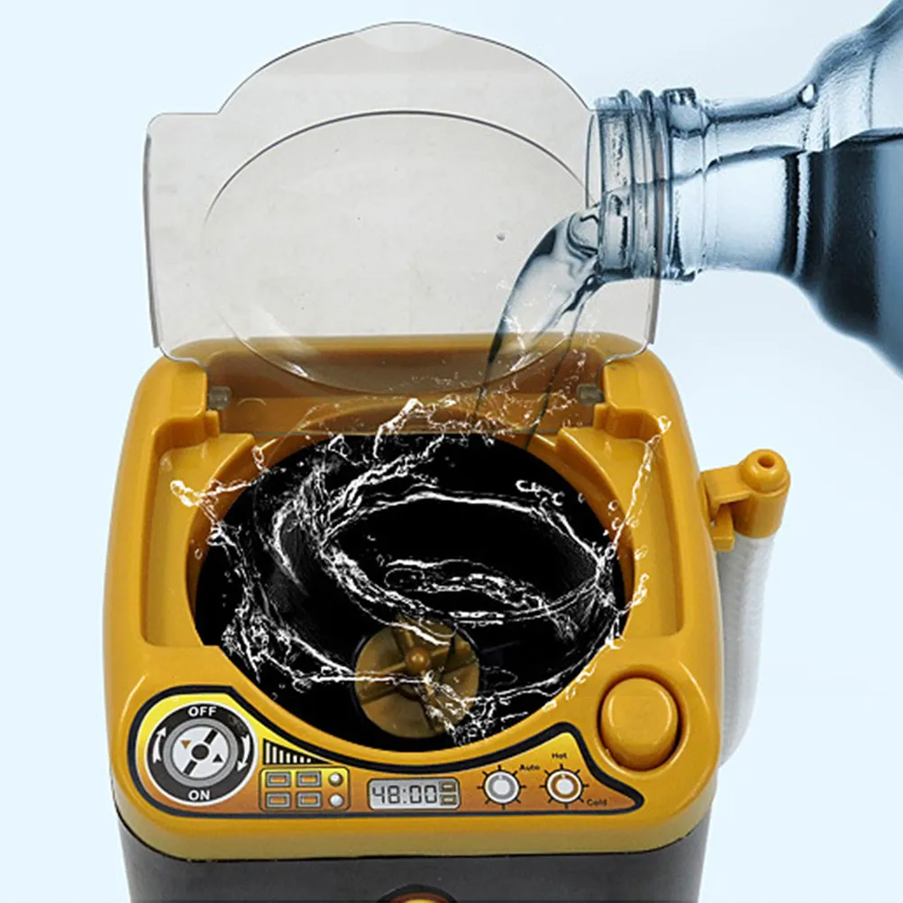 

1Pcs Mini Washing Machine Simulated Electric Home Appliance Plaything for Kid Girls Boys Pretend Play Educational Gift