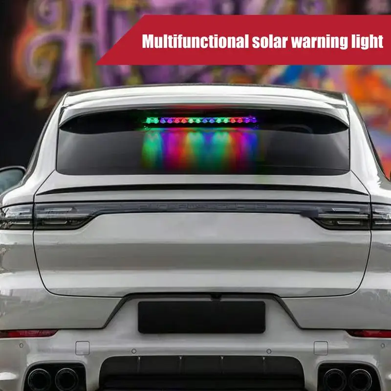 Multifunctional Solar Warning Light Solar Warning Lights For Car High-Brightness Led Auxiliary Lights Led Driving & Off Road