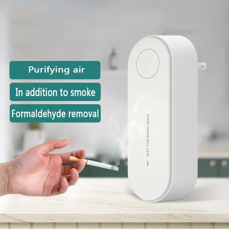 Portable Household Air Purifier Aroma Humidifier Odor Deodorizer Negative Ion Filter Smoke Removal And Formaldehyde USB Charging