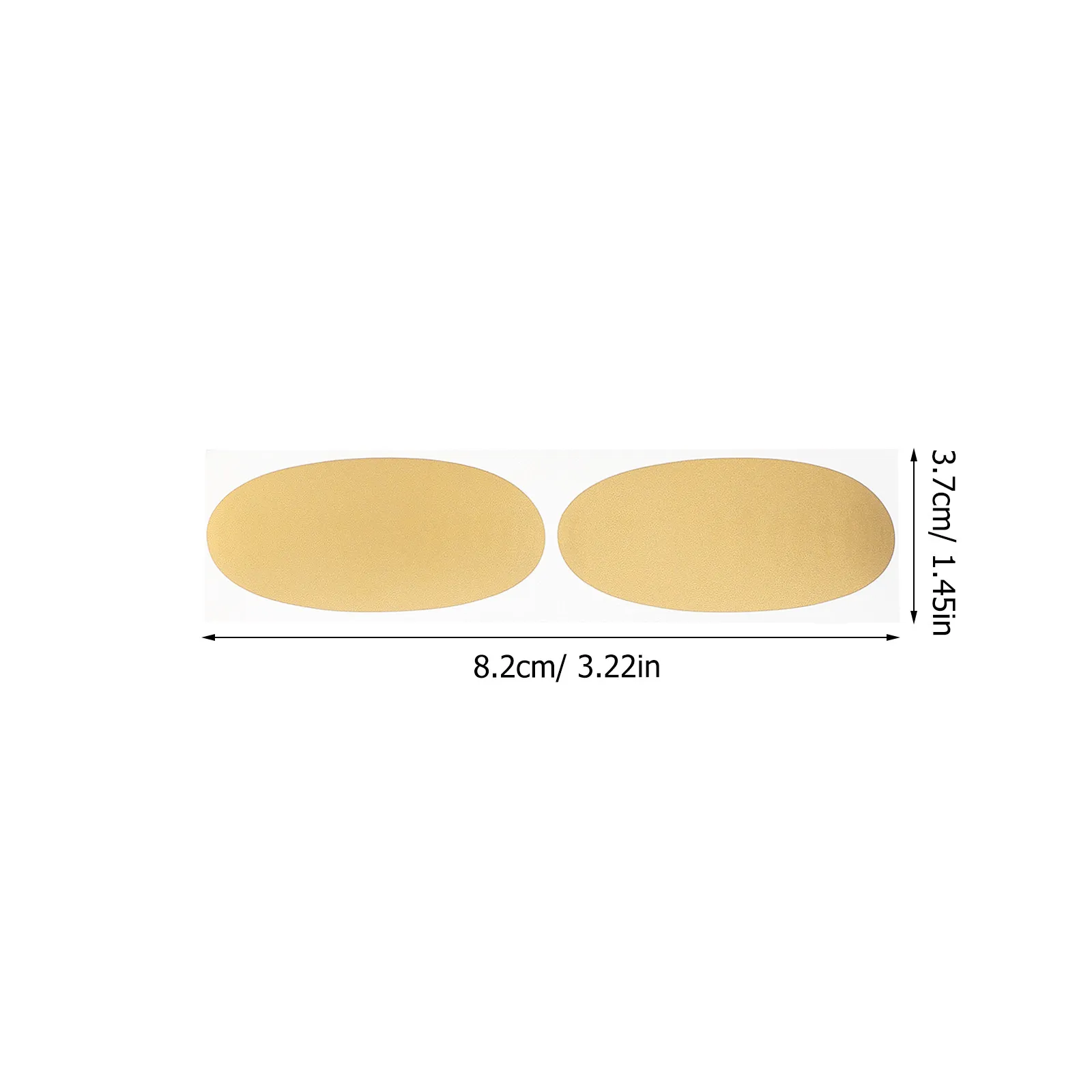 50Pcs Golden Scratch Off Stickers Rectangular Shape Easy Peel and Stick Coating Film for Scratch Cards Prizes Reward System Fun