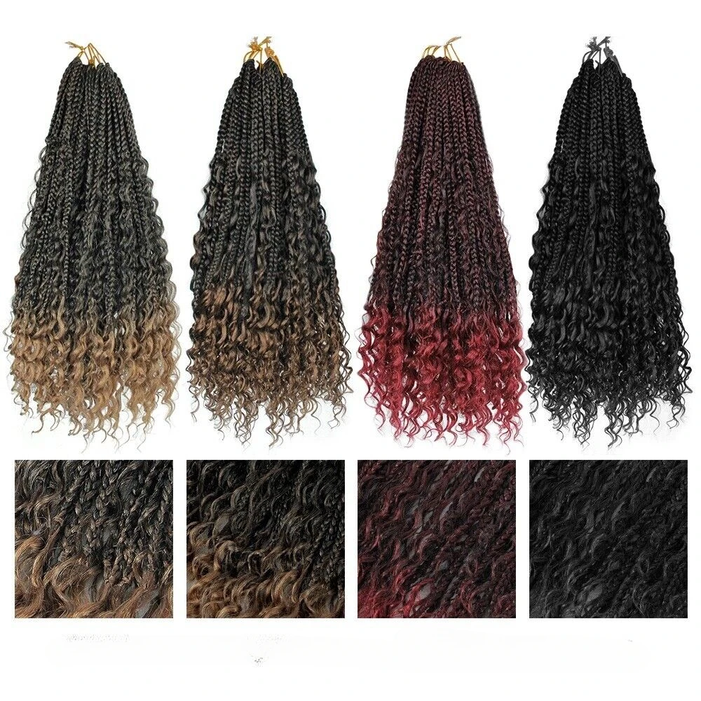 

Chemical fiber wig air three-strand braid flying crochet braid