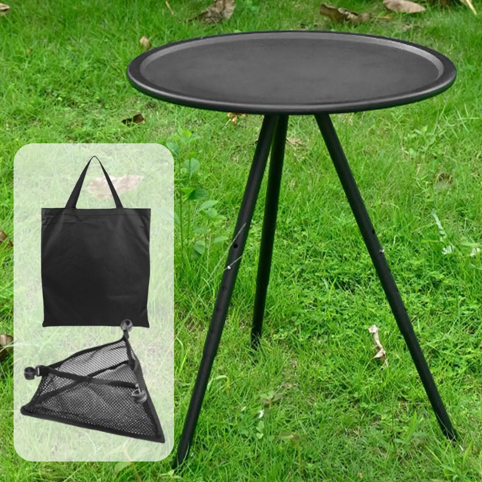 

Складной уличный стол, складной походный стол для улицы, круглый складной стол с регулируемой высотой для приготовления пищи, барбекю, пикника