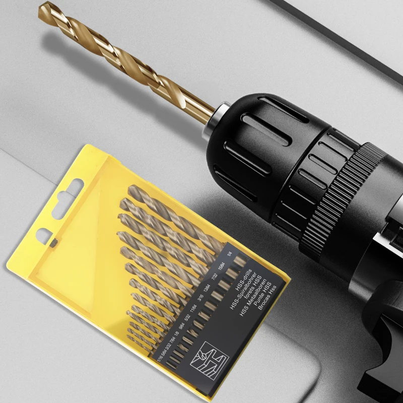 XCAN مثقاب HSS M35 5% كوبالت 1/16 "-1/4" 1/16 ''-1/2'' تويست مثقاب طول أدوات الحفر المعدنية قاطع ثقب العاطفة