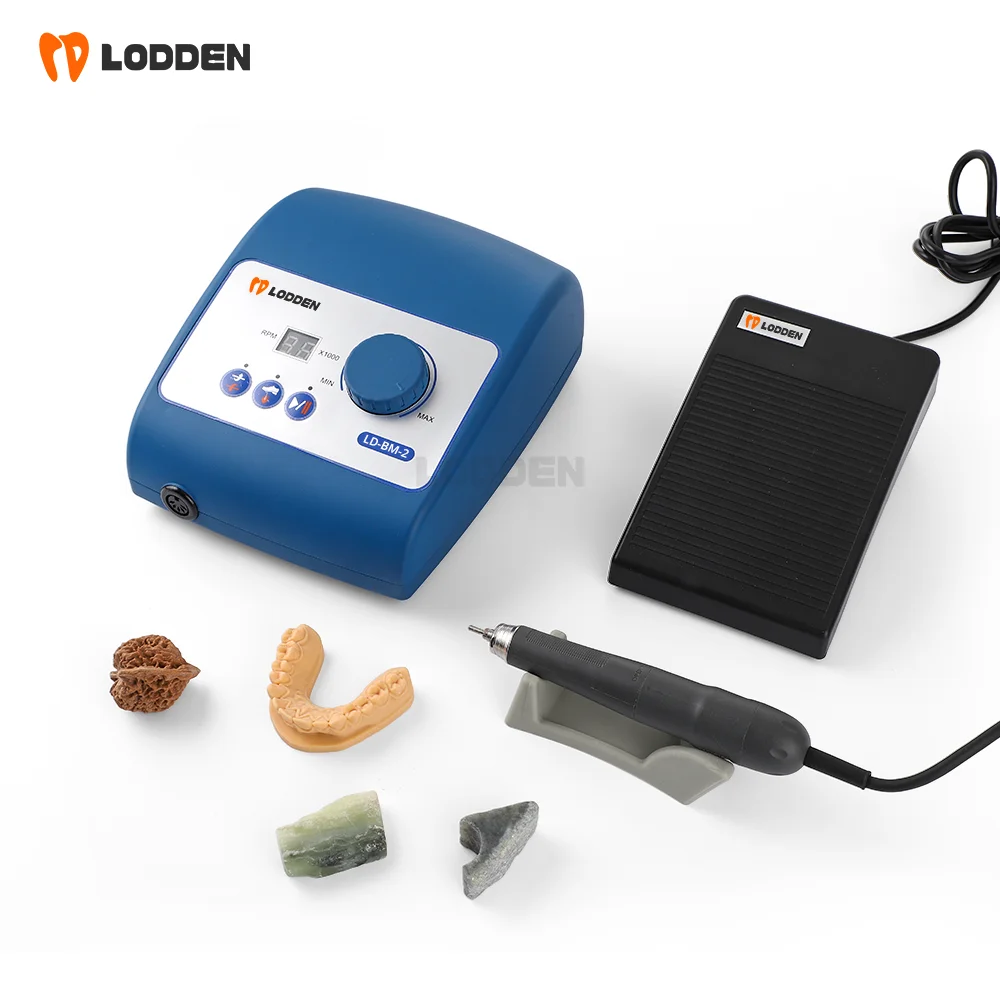 50000RPM Lodden Dental Brushless Micromotor with Manual/Foot-Pedal Speed Control Grinder Nail Jewelry Dental Lab Equipment - view 4