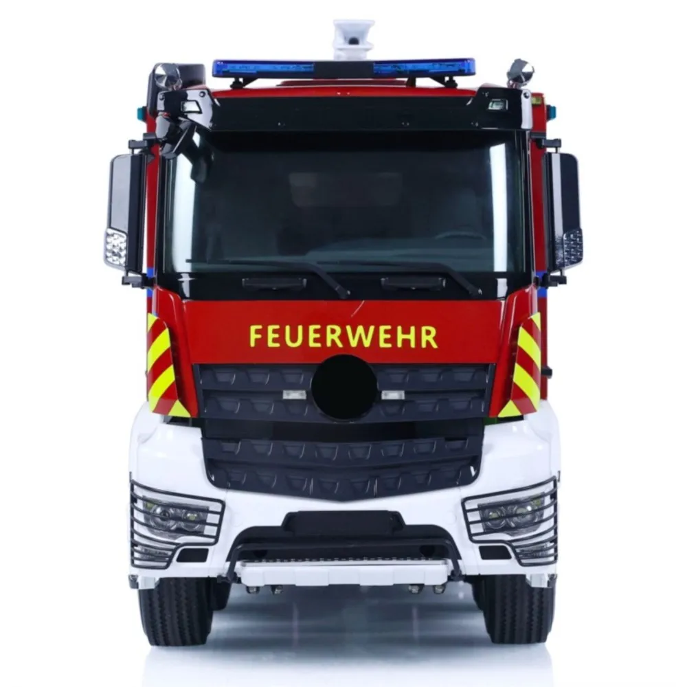 8x4 1/14 التحكم عن بعد شاحنة مكافحة الحرائق RC PS002 مركبات رش الحريق ث/نظام أضواء الأصوات بطارية جهاز التحكم عن بعد #3