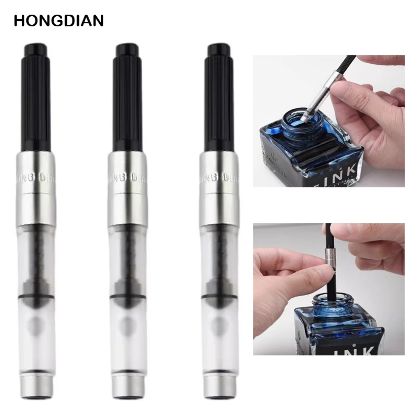 

10/5/3/1PCS HONGDIAN Ink Converters for Fountain Pen Screw Type 3.4mm Caliber Ink Absorber School Office Supplies Stationery