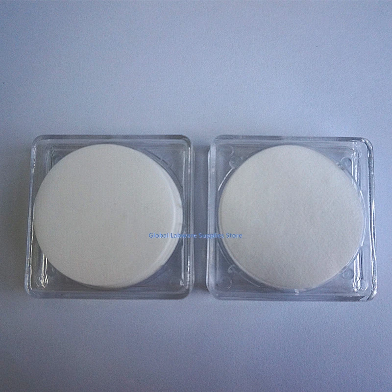 50 pces/100 pces diâmetro 13mm à membrana microporosa hidrofílica de ptfe de 150mm, membrana orgânica da abertura múltipla opcional (padrão 0.22 um)