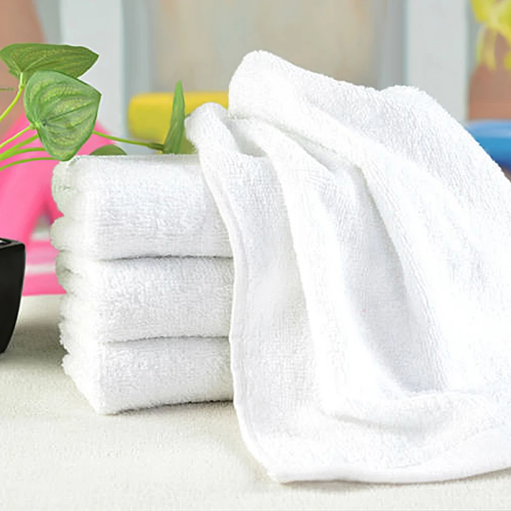 

1 Piece 30*60 CM White Soft Microfiber Fabric Face Towel Hotel Bath Towel Wash Cloths Hand Towels Portable Terry Towel