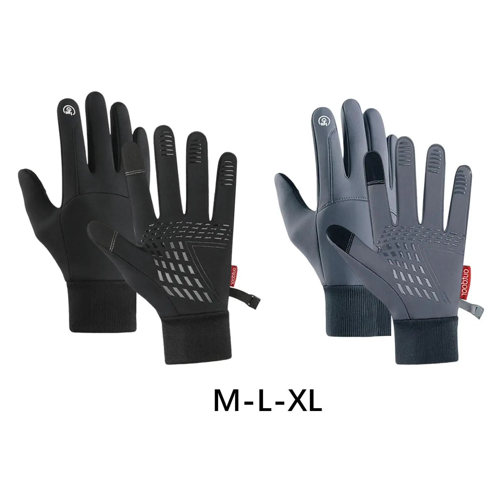 

Winter Warm Gloves Motorcycle Gloves Touchscreen Non Slip Full Finger Gloves