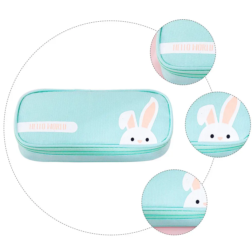 

Stationery Box Pencil Bag Creative Children Storage Zipper Pouch Cartoon Pupils