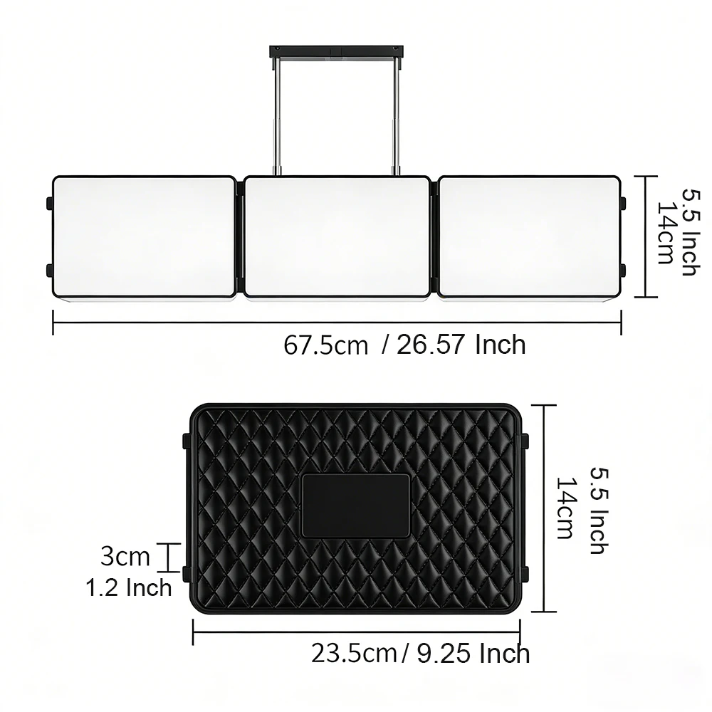 미스미카 3방향 헤어컷 미러 360도 회전 미러 도어걸이형 디자인 후크 포함 메이크업 및 셀프 헤어컷에 완벽한 휴대용 거울