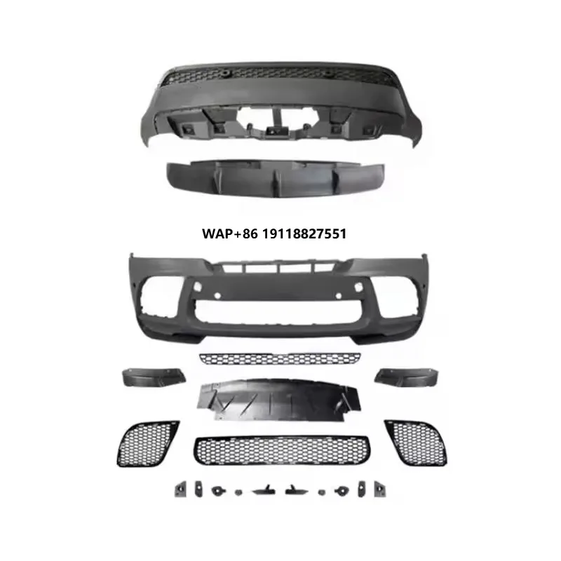 

X6 E71 Upgrade MP Style Bodykit M Sport Front Bumper Rear Diffuser Kit New C Class Replacement Parts Good AMG ABS