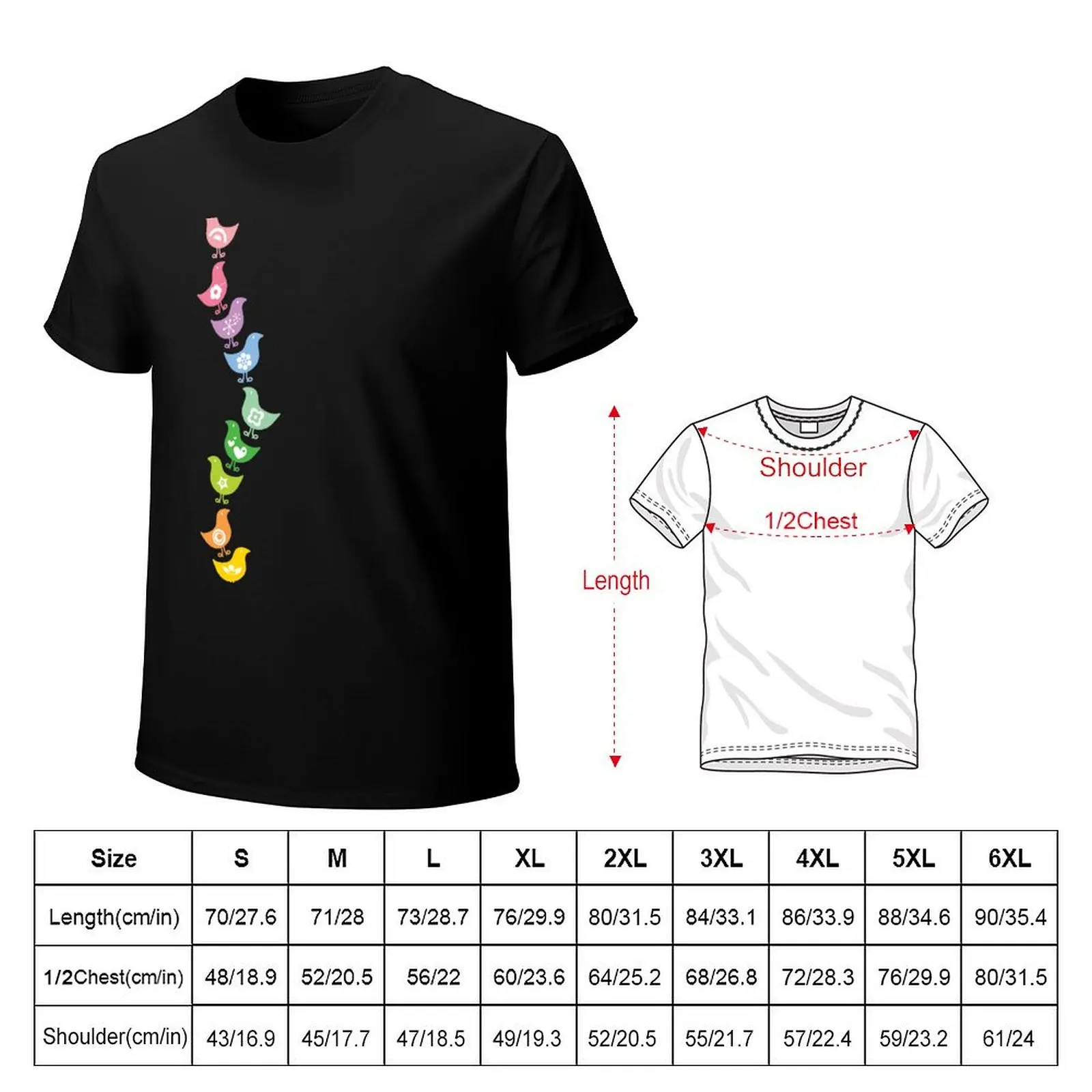 Balancing Retro Rainbow Chicks ? fatfatin T-Shirt Performance Workout Short Sleeve Tee