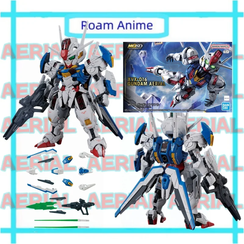 

Original Bandai Anime Model MGSD XVX-016 Gundam AERIAL Assembly Action Figures Collectible Toys Gift for Children Spot Goods