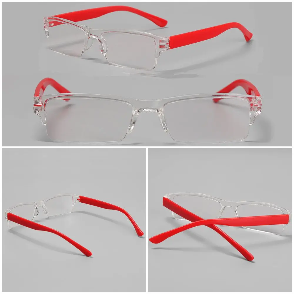 Unisex Ultra Light Resin Candy Color Vision Care Eyeglasses Reading Glasses +1.00~+4.0 Diopter