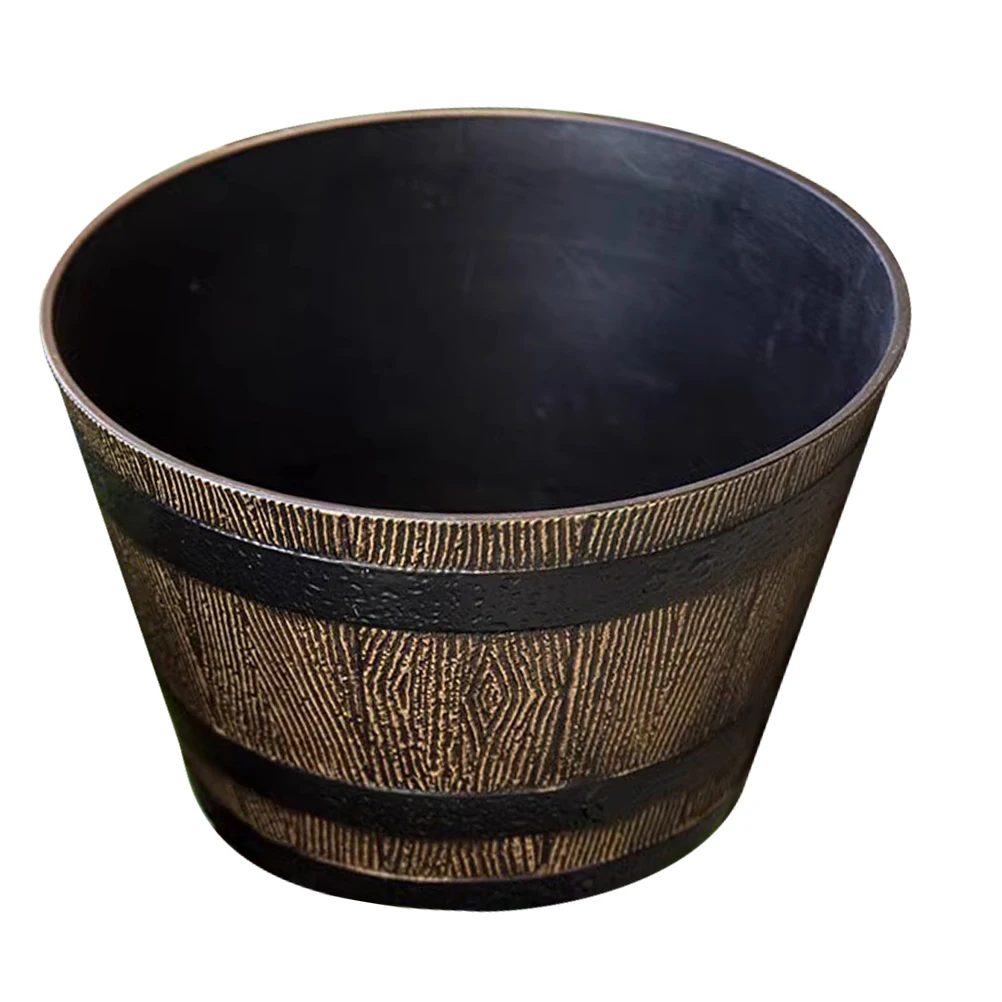 

Tree Planter Flowerpot Decorative Container Outdoor Plants Succulent Bonsai Retro Pot Plant Holder Gardening