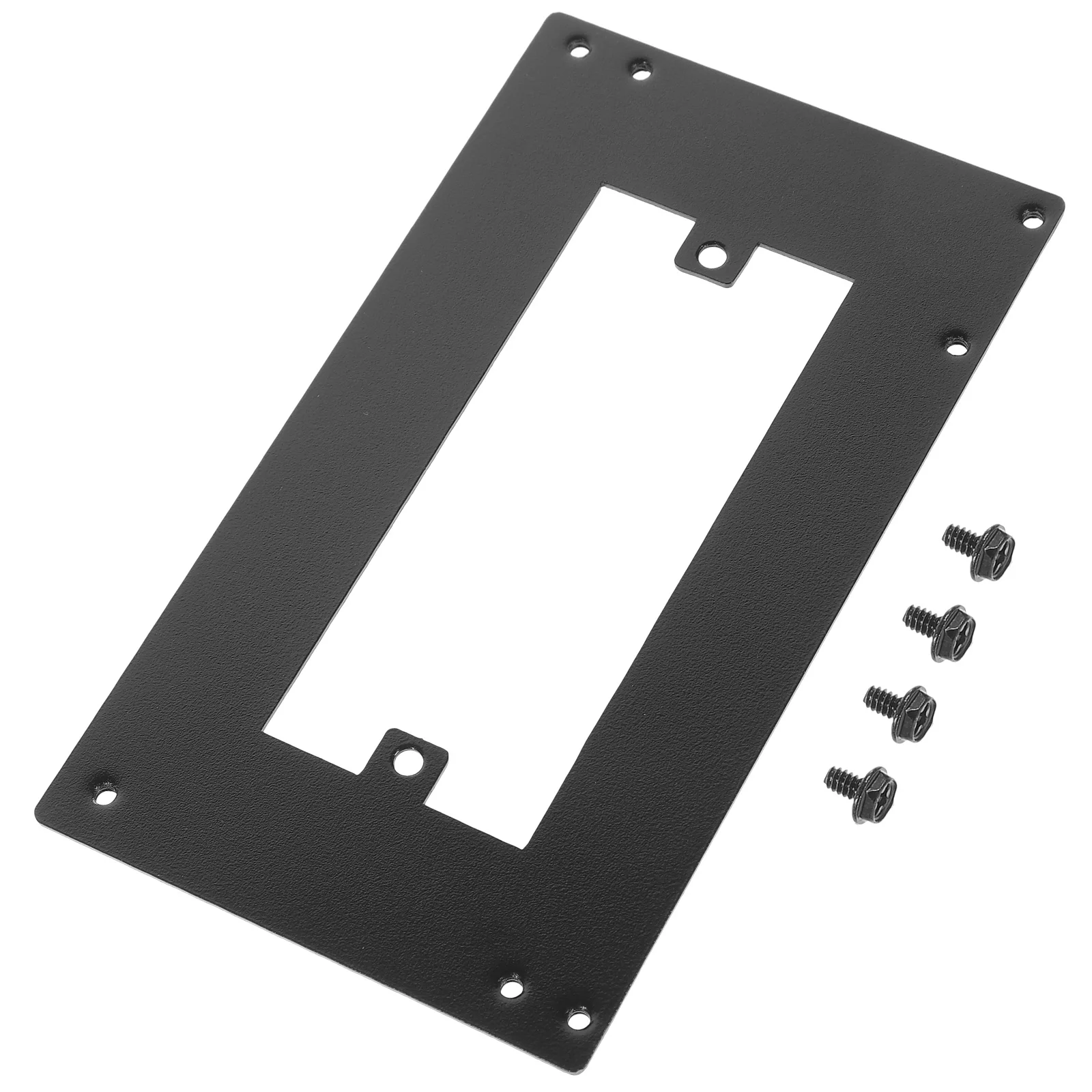 

Aluminum ATX to Mounting Bracket Black Anodized Brushed Power Adapter Baffle Computer Case Conversion Rack