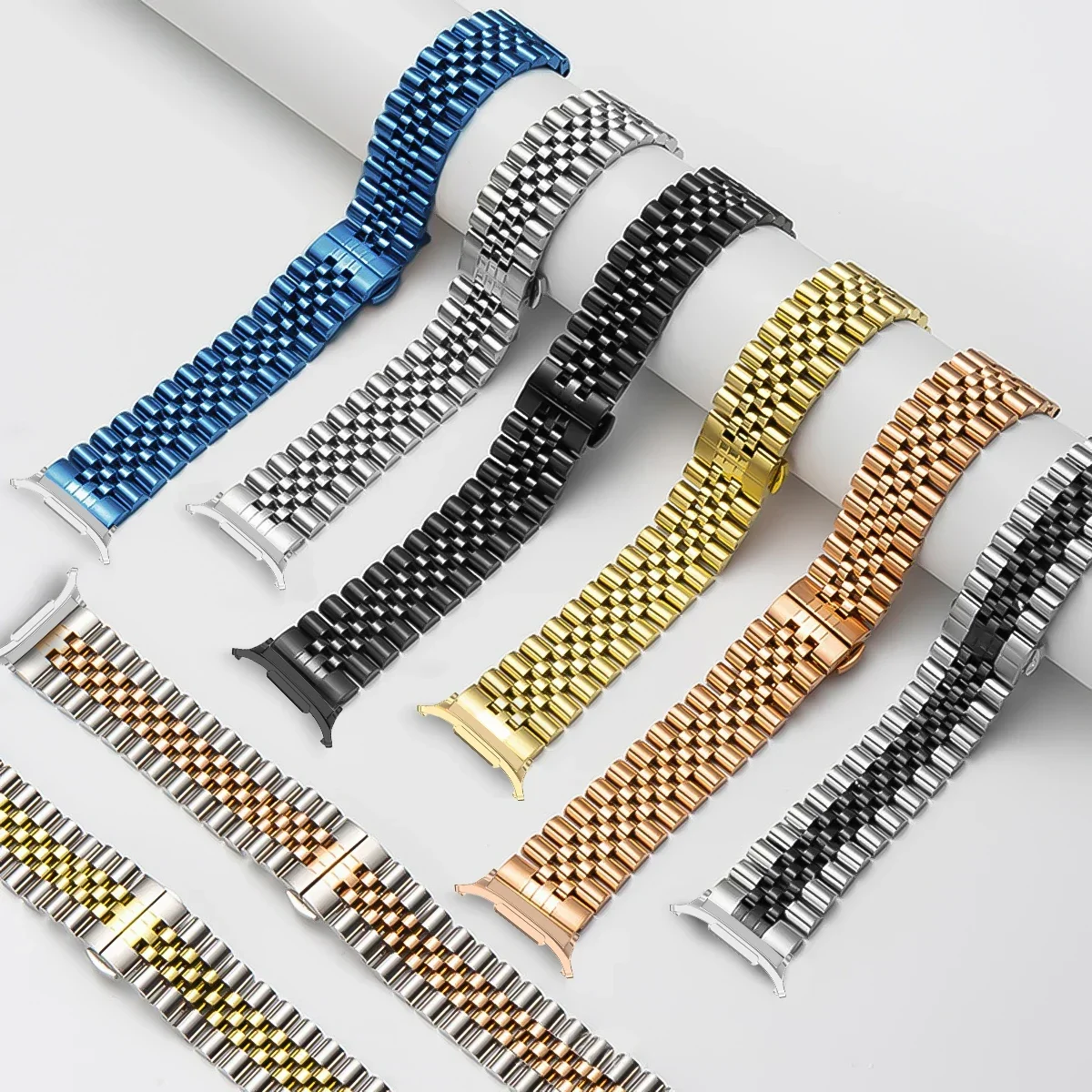 Metal Band for Samsung Galaxy Watch 8 Ultra 47mm Stainless Steel Adjustable Bracelet Galaxy Watch Ultra 47mm Replaceable Correa
