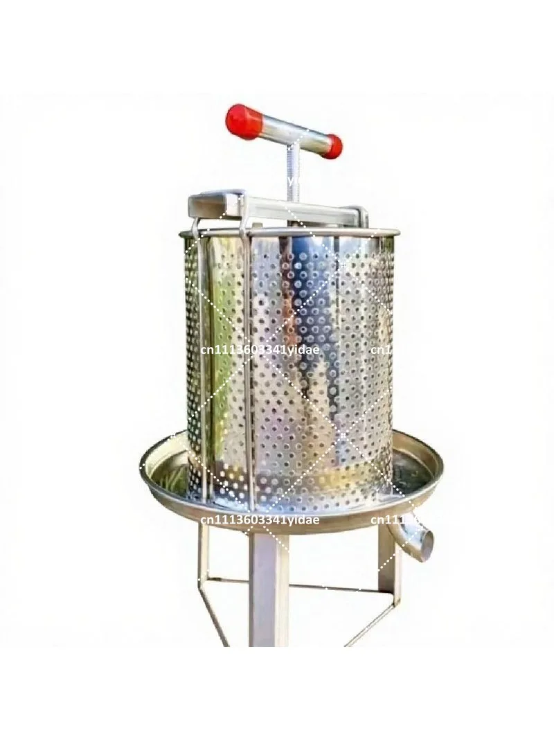 Honey Press Machine Manual Press Barrel Beekeeping Extraction Vegetable Filling Squeezer Multifunctional Wine Making Extractor