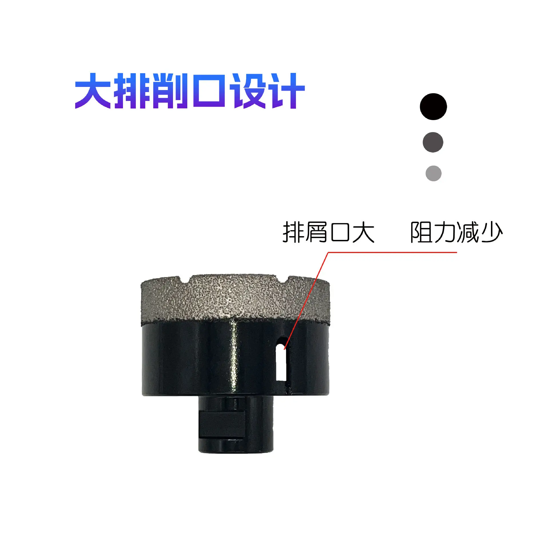 M14  Brazed Diamond Hole Saw Set, Core Drill Bits for Angle Grinder, Drilling Tile Marble Granite Glass