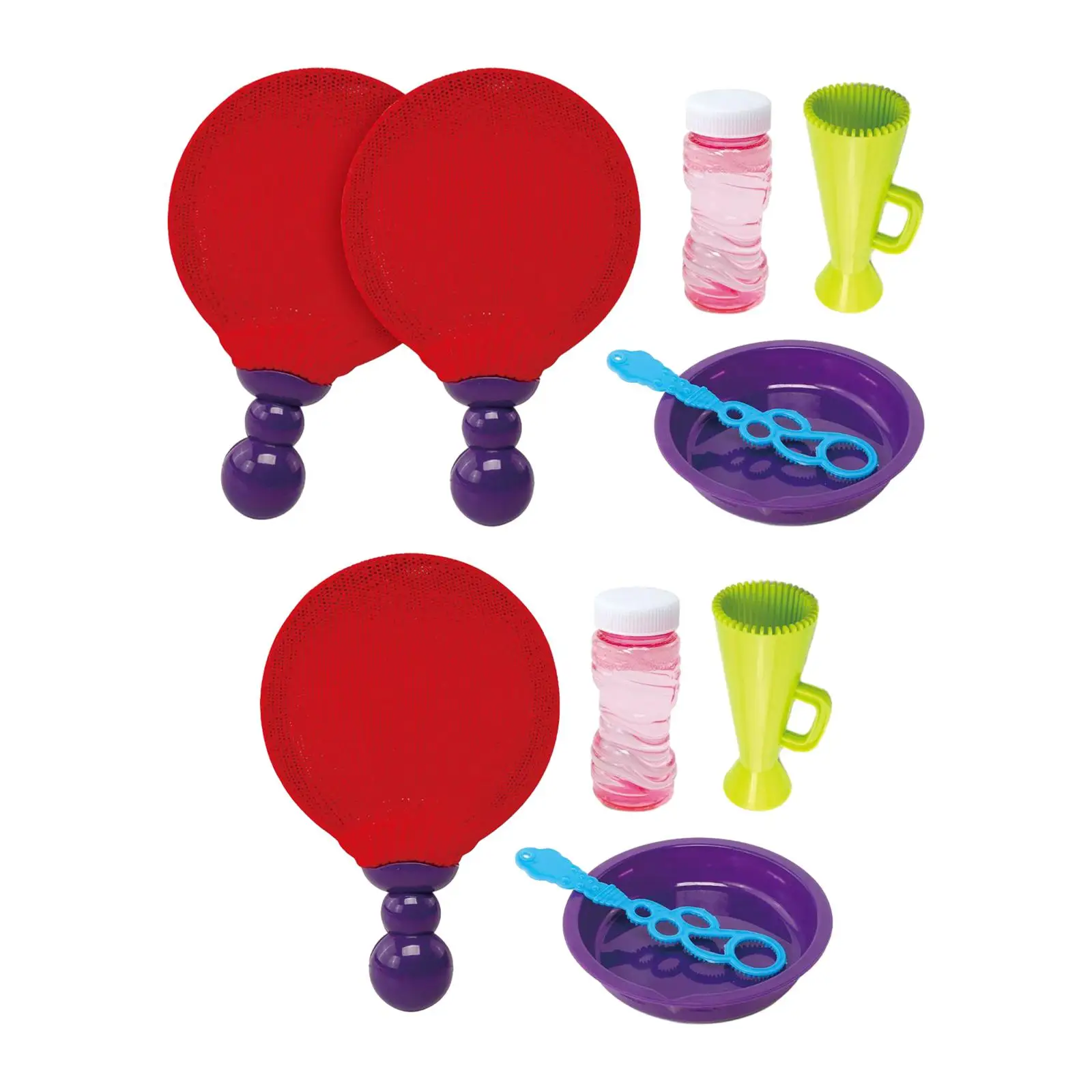 Toss and Catch Bubble Game with Racket, Table Tennis Toy for Backyard