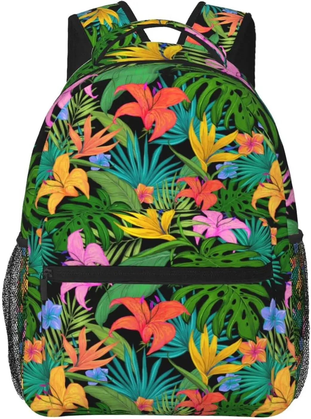 

Hawaii Tropical Flower Backpack Casual Hiking Camping Travel Backpacks Lightweight Daypack Bag Women Men Bookbag