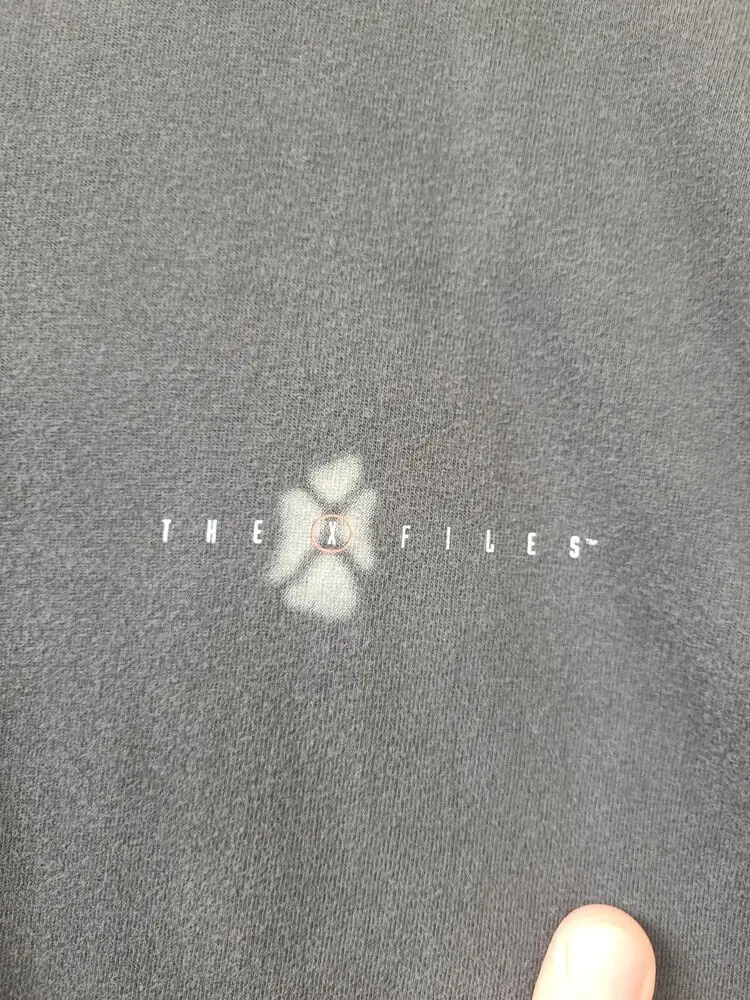 Vintage The X Files Dana Scully T Shirt 1998 Size Large Color Black