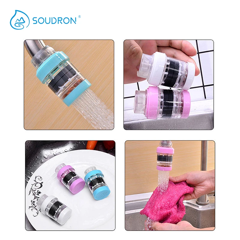 Filtro de grifo de piedra Maifan para uso doméstico, cartucho de filtro purificador de agua de grifo de cocina.