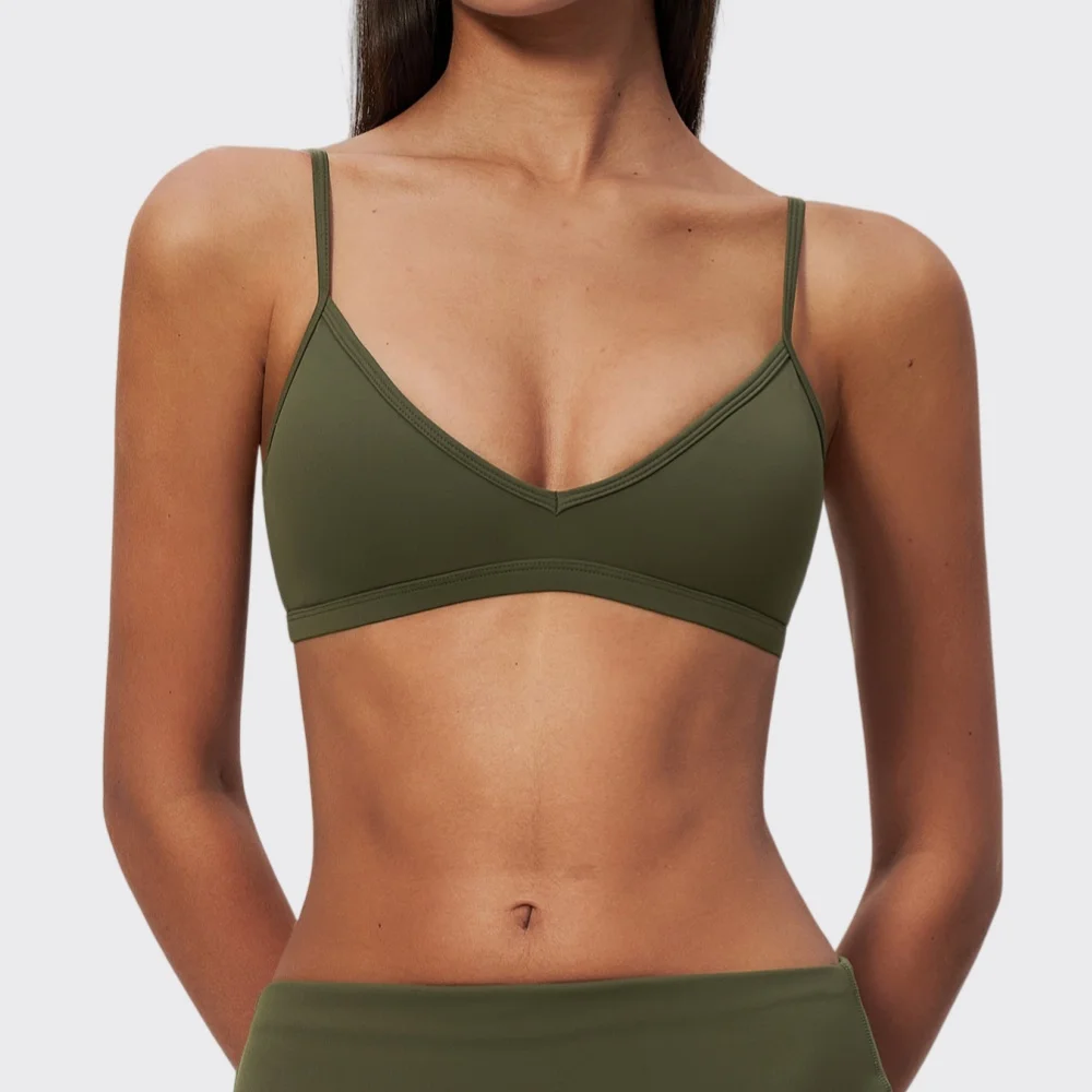 Women's Adjustable Straps Yoga Bra Workout Top Gym Underwear High Support Pushup Sexy Sports Pilates Clothing Workout Tank Vest
