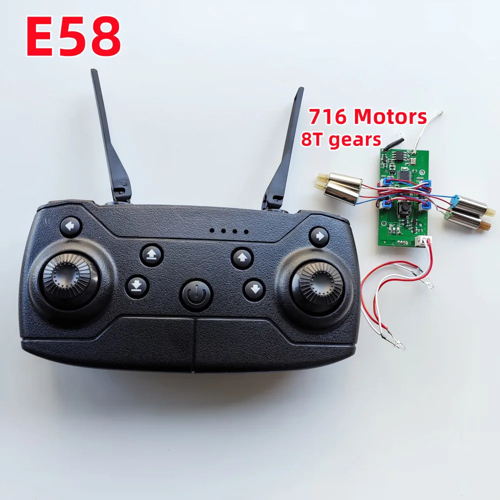 E88 804 E58 S600 M12 KY608 V37 Remote Controller Receiver Board DIY RC Drone Mini Quadrocopter 3.7V Coreless Motors Model Parts