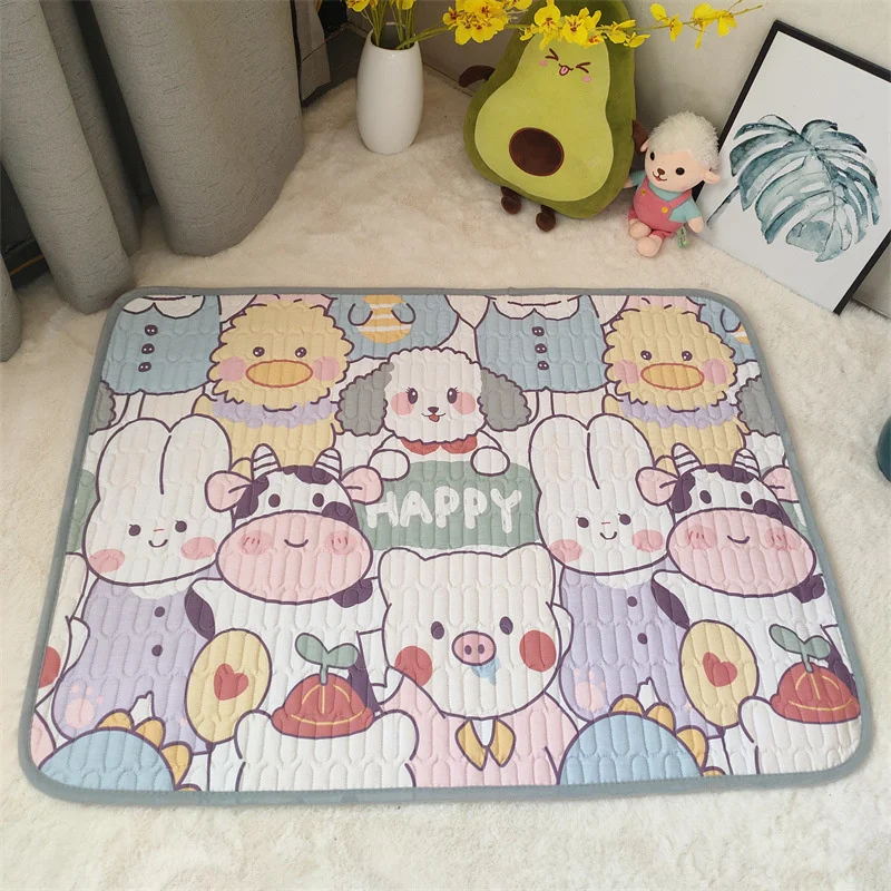 

Reusable Baby Changing Mats Cover 50X70cm Baby Diaper Mattress Diaper for Newborn Cotton Waterproof Changing Pats Floor Play Mat