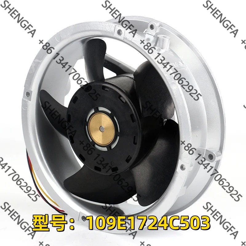 Cooling fan Sanyo 5V 12V 48V 17251 172X172X51MM 17CM DC 24V 2.3A circle inverter Large air volume axial flow 109E1724C503