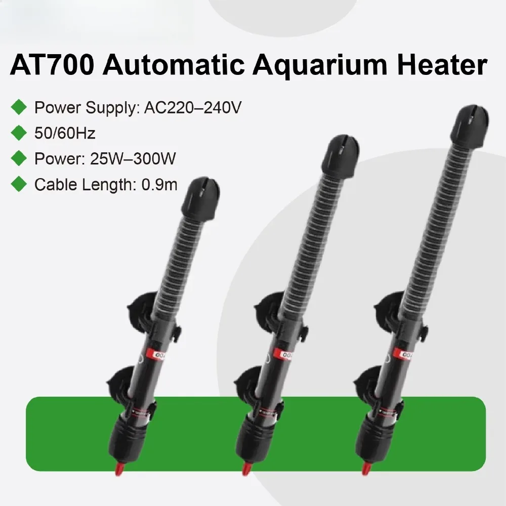 Aquarium Diving Thermostat, Adjustable Constant Temperature AC220-240V 25W-300W Rapid Heating, Fish Tank Aquarium Thermostat