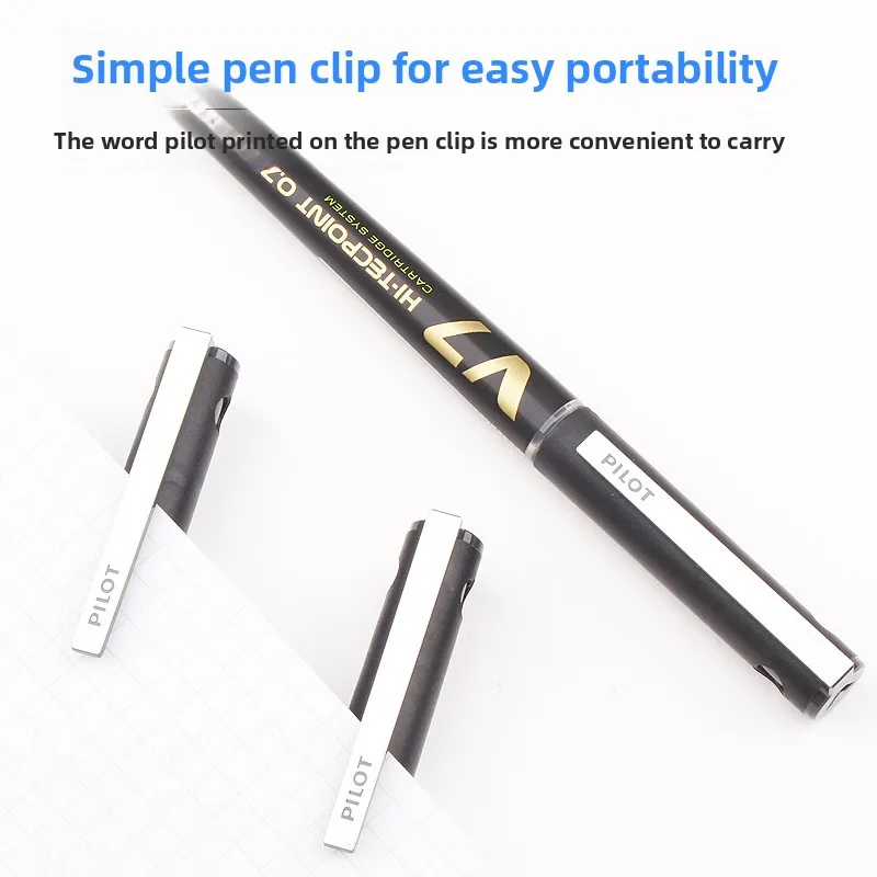 4 قطعة الطيار بايلي مستقيم السائل قلم محايد اللون BXC-V7 قلم توقيع 0.7 مللي متر خزان حبر قابل للتبديل صديقة للبيئة الكرة القلم