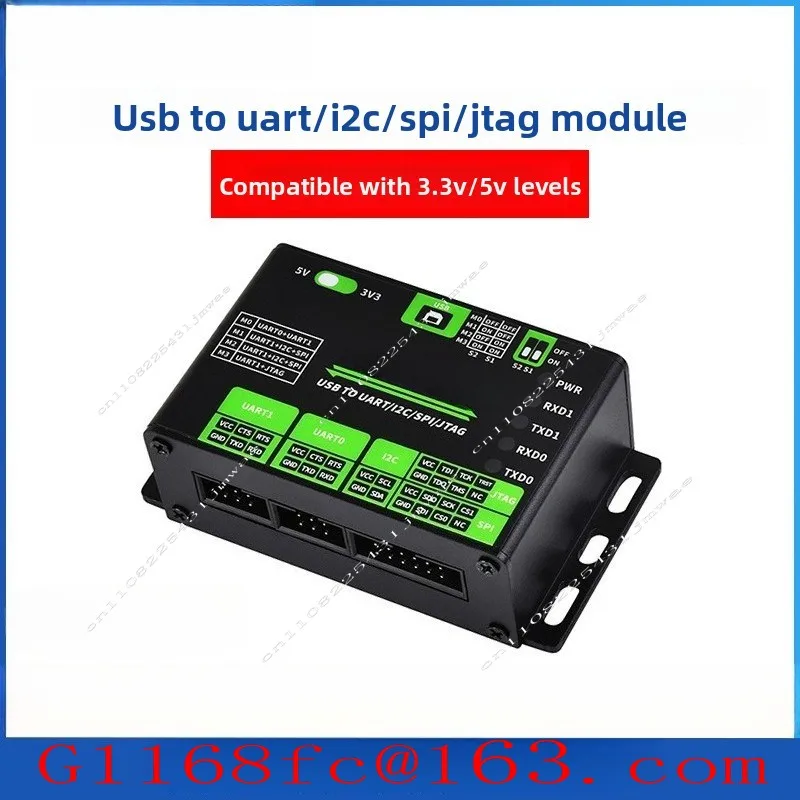 USB To UART/I2C/SPI/JTAG Converter, Serial Communication Module