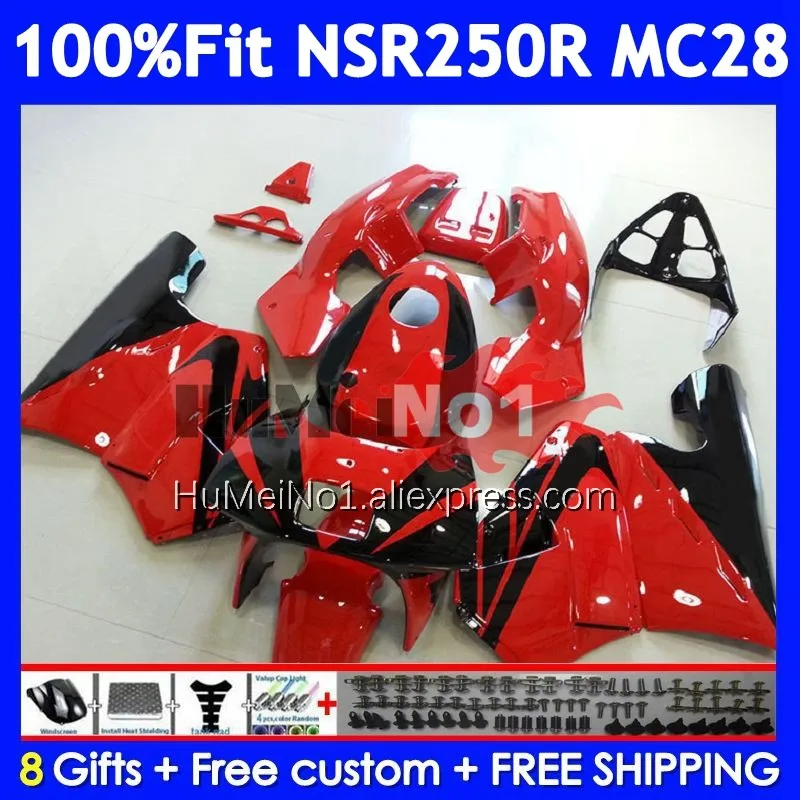 Injection For HONDA NSR250R MC28 1994 1995 1996 1997 1999 16No.20 NSR 250 250R NSR250 R 94 95 96 97 98 99 Red black Fairings