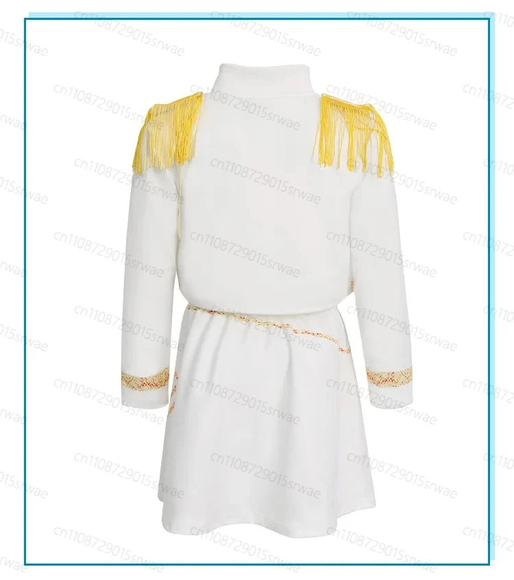 KPop Demon Hunters Mira Cosplay Pak Wit Cosplay Kostuum voor Kinderen Halloween Stage Performance Kleding Halloween Party