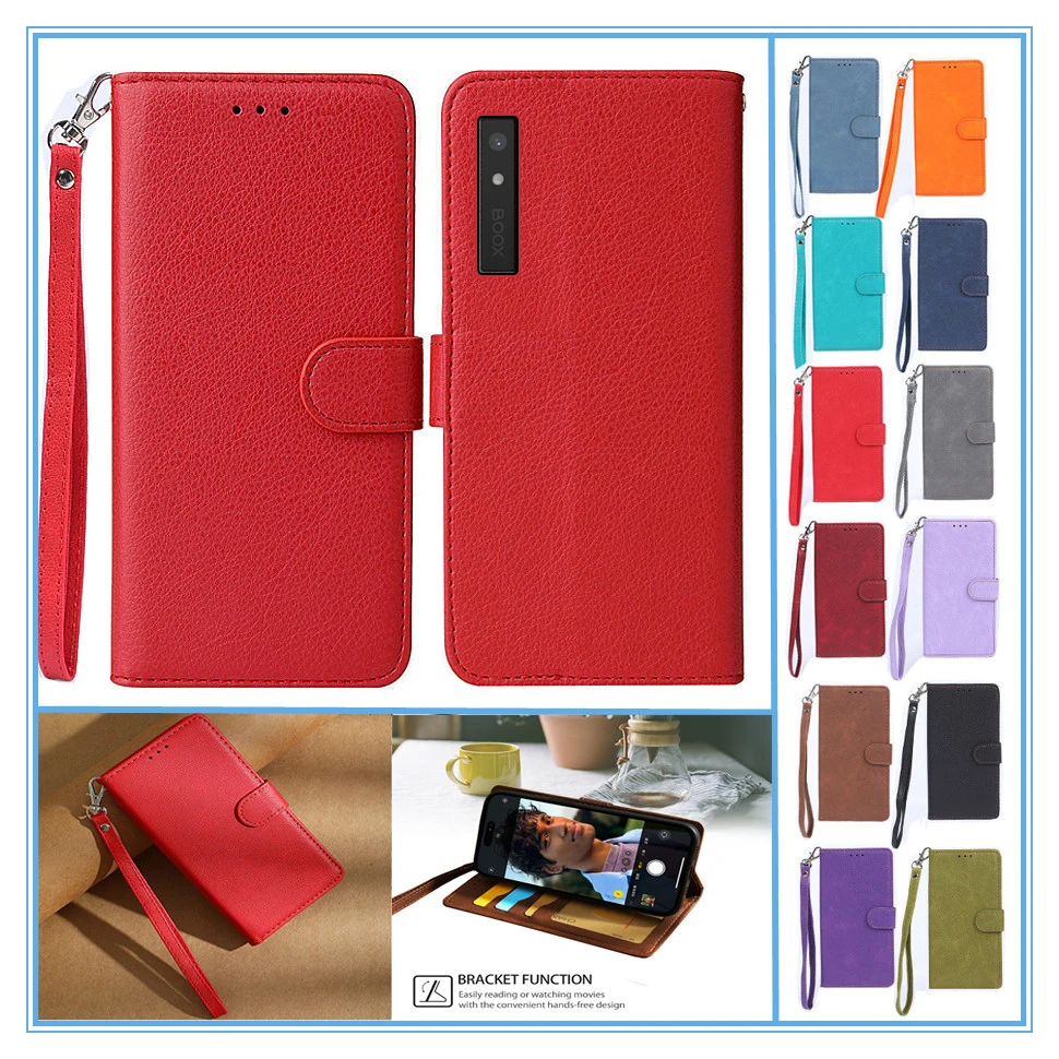 Funda con tapa tipo billetera para Onyx Boox Palma 2, funda de teléfono Onyx Boox Palma Etui Onyx Boox Kant 3, funda de cuero Boox Kant 2, funda para libro