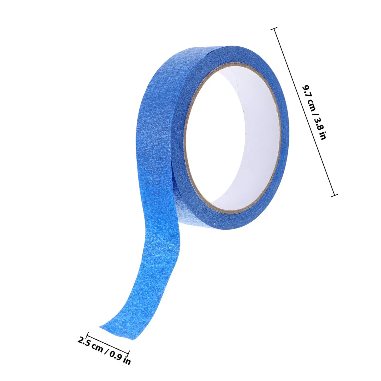 5 Rolls High Adhesion No Residue Masking Tape for Spray Painting Car Detailing Wall Decoration Shoe Color Separation Drafting