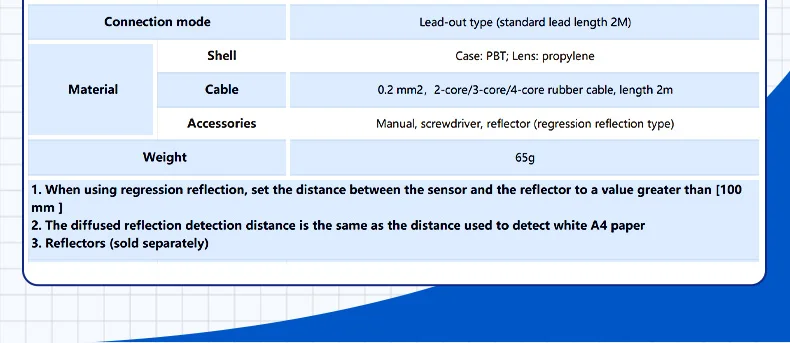 FJNS10-30NF-C Erkennungsabstand 300 mm Photoelektrischer Infrarotsensor Schalter Entfernungsmessung Lasersensoren – Detail 13