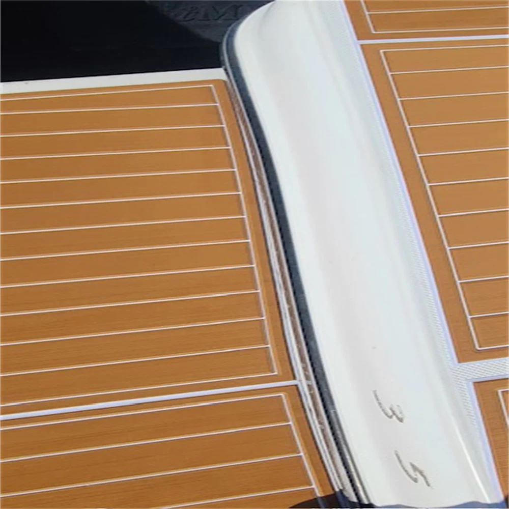 STLF 2001 Maxum 3500 SCR Extended Swim Platform Pad Boat EVA Foam Teak Deck Floor Mat SeaDek MarineMat Gatorstep Style Self Adhe - view 5