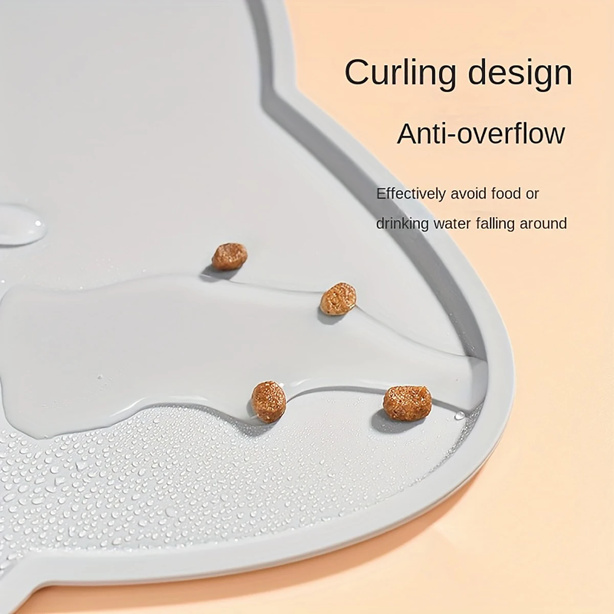 Silicone Pet Feeding Dog Cat Bowl Food Mat Non-Stick Waterproof Pet Food Feeding Pad Puppy Feeder Tray Water Cushion Placemat