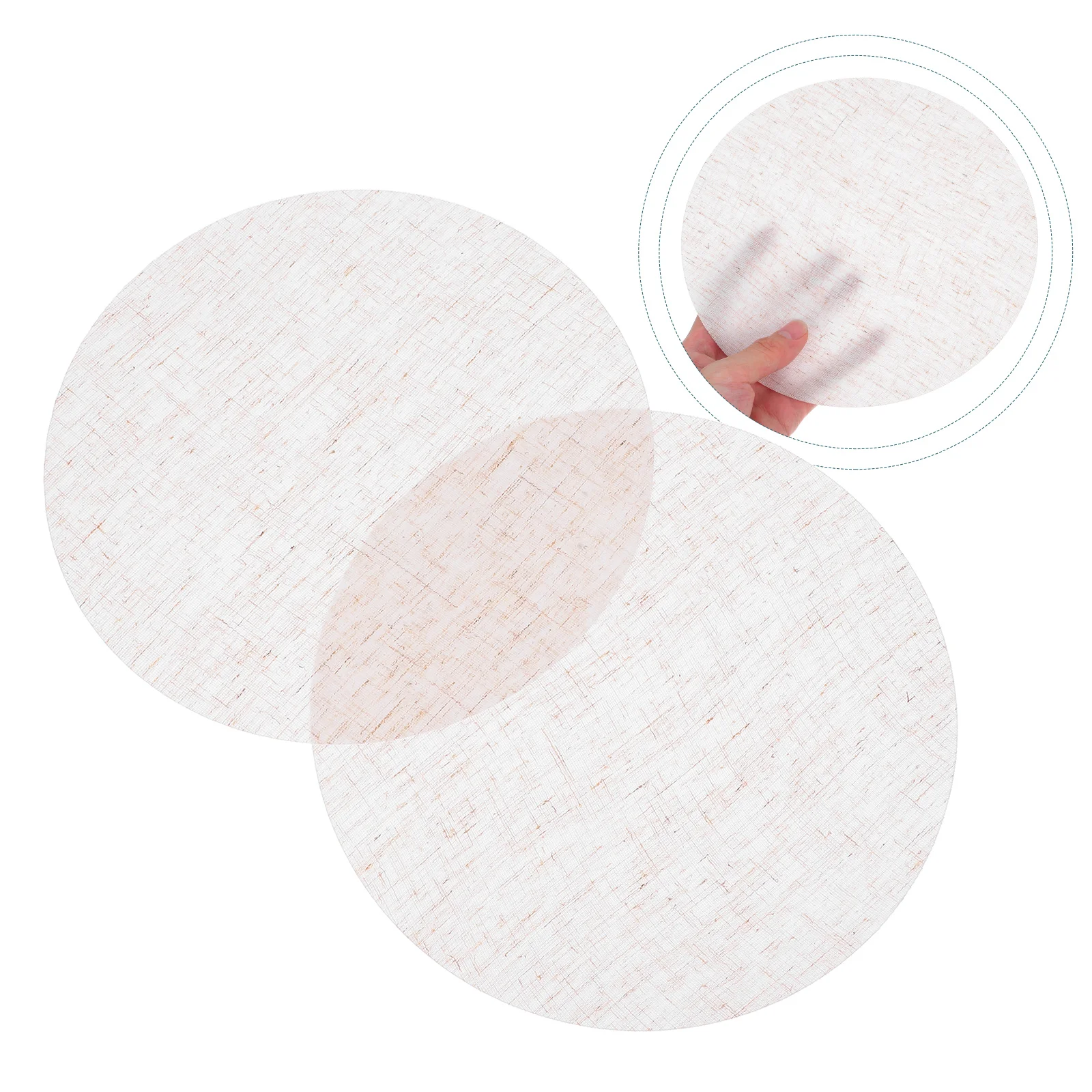 

2pcs Lamp Shade Diffuser Cloth Soft Light Cover For Ceiling Recessed Lights Bedroom Baby Room Antiglare Heat Resistant Fabric