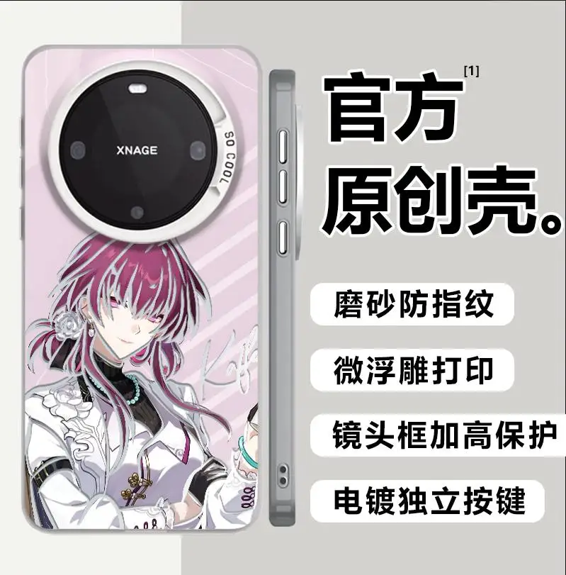 Capa de Celular 3D Kafka para Samsung Galaxy S22 S23 S24 S25 S26 Ultra Plus e iPhone 17 16 15 Pro Max - Capa Honkai Star Rail
