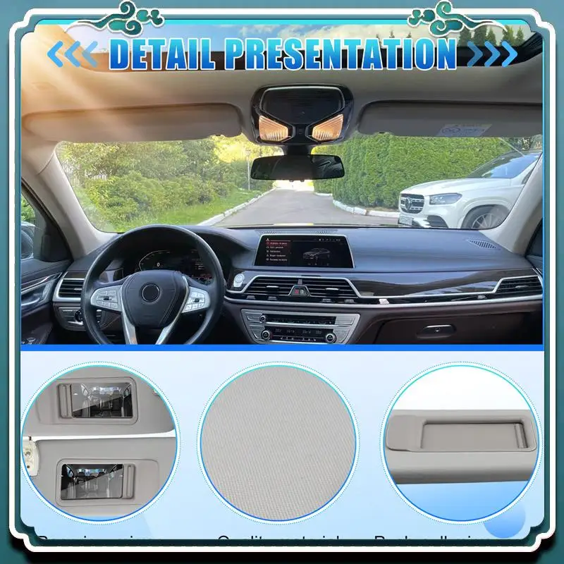 

ABTU-1 Pair Car Sun Visors For BMW 5 SERIES F10 F11 F18 2011-2015 51167248855 51167248856