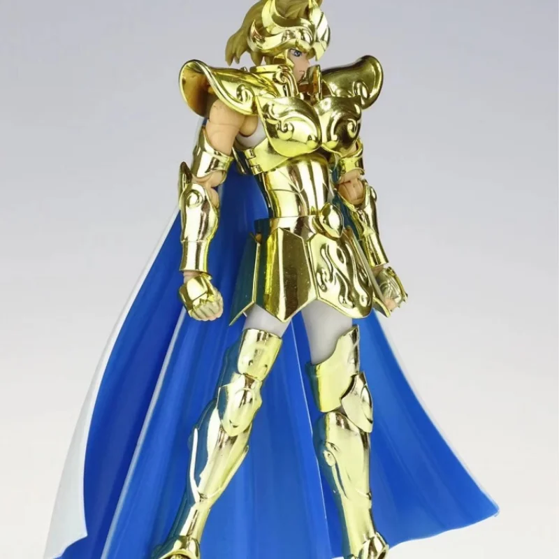 Figura de acción de Anime modelo Cs Gold Saint Seiya Myth Cloth Ex Leo Aiolia Knight, modelo de Pvc del zodiaco, juguetes de colección, regalos