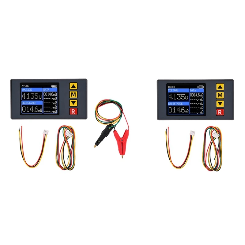 BAAG-TS457 Voltage Internal Resistance Tester AC 4-Wire Method Voltage Meter Internal Resistance Test Device 18650