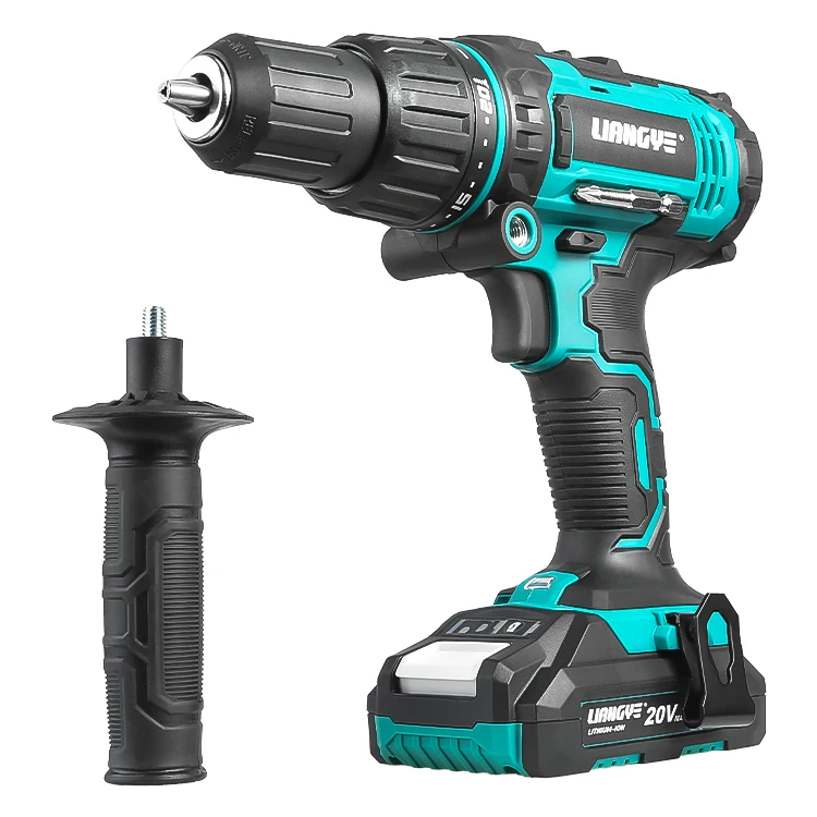 

18 V/20V 50NM Plastic Chuck Cordless Hammer Drill Lithium Power Tools For Building Construction