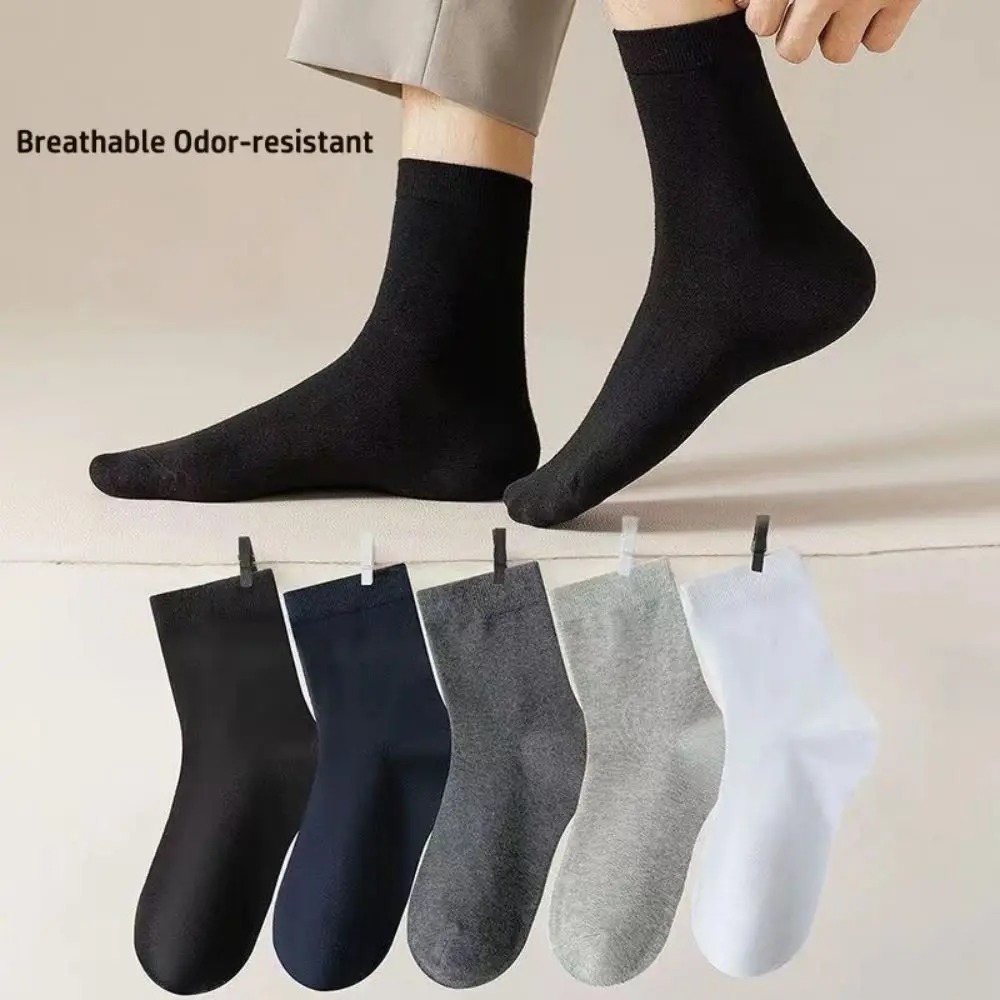 

Trendy Classic Mens Socks Keep Warm Breathable Mens Mid-Tube Sock Comfortable Soft Crew Sock Autumn And Winter