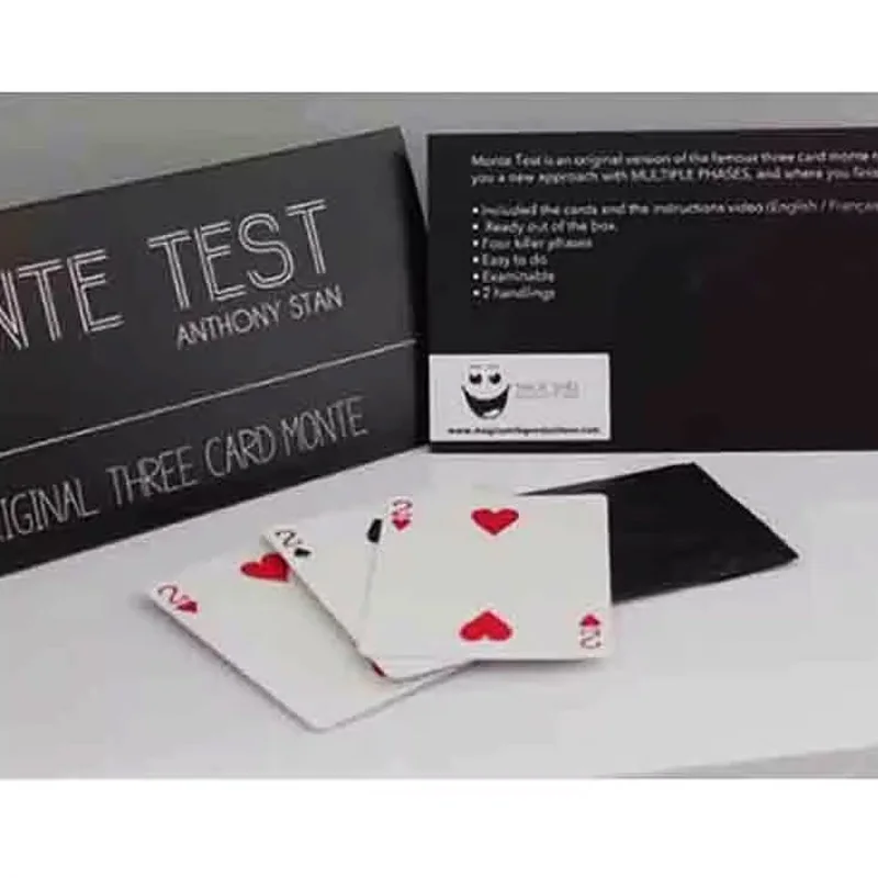 New Arrivals Monte Test (Gimmick+Online Instruct) - Card Magic Trick,Illusion,Close Up,Fun,Magic Props,Magia Toys Classic Magie